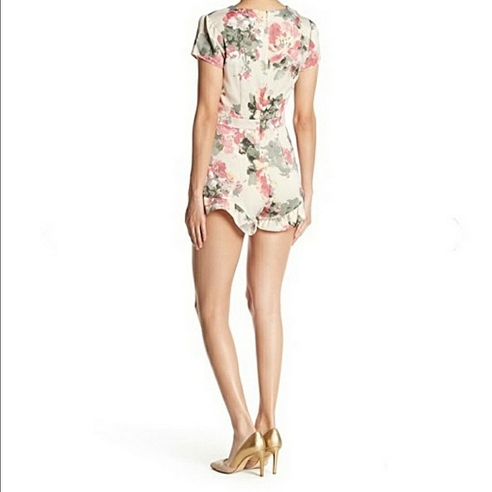 BEBE SATIN JUMPER ROMPER - Picture 6 of 9
